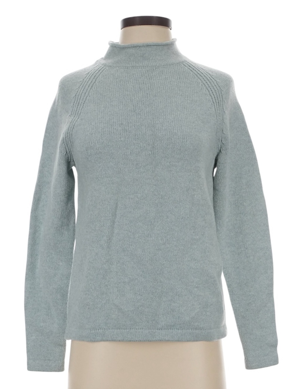 J. Crew 1988 Rollneck Sweater in Merino Wool XS Blue Preppy Iconic Relaxed NWT